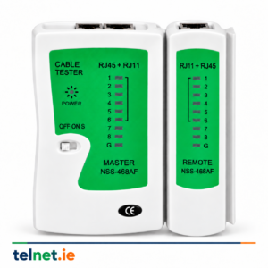 Basic RJ45/RJ11 LAN Cable Tester