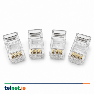 CAT6 UTP Standard RJ45 Plugs (8P8C) — 25 Pack